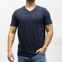 Tee shirt slub col v bill tornade 24193 Homme BILL TORNADE