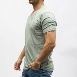 Tee shirt slub col v bill tornade 24193 Homme BILL TORNADE