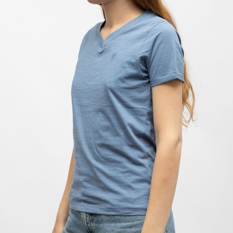 Tee shirt slub col v bill tornade 29235 Femme BILL TORNADE