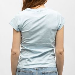 Tee shirt slub col rond bill tornade 29228 Femme BILL TORNADE