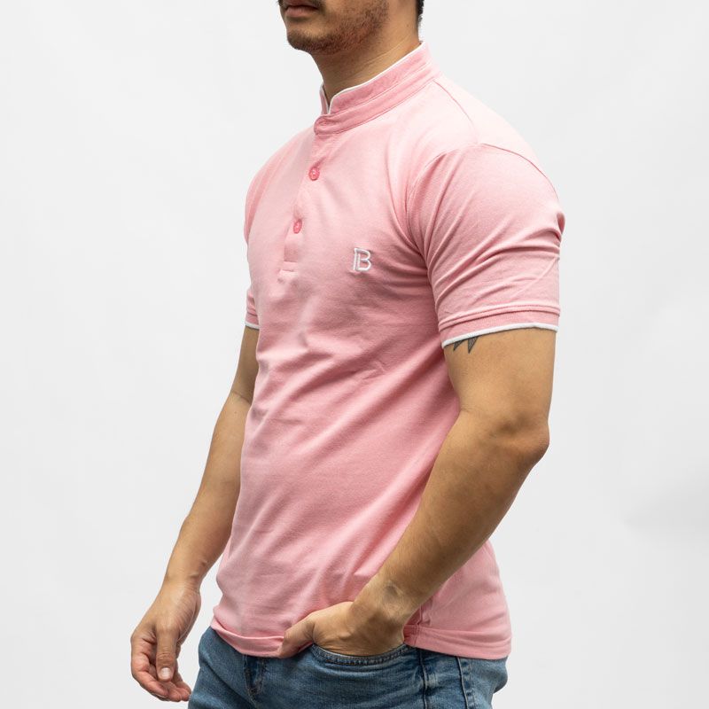 Polo mc lt pink prime Homme PANAME BROTHERS