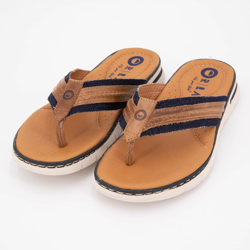 Tongs cuir Homme ORLAND