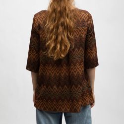 Top marrone/verde th72eeu Femme IMPERIAL