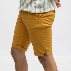 Bermuda chino mustard cr-bross-x12-mu Homme CROSSBY