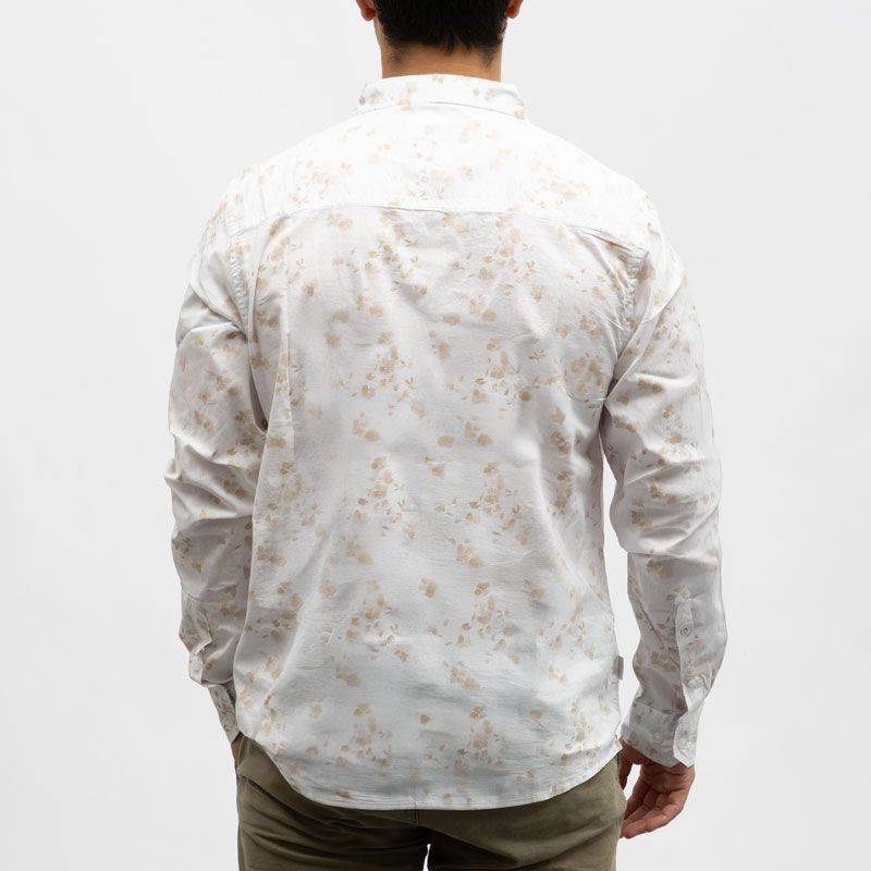 Chemise imprimee white blue cr-corneille-x12-wbl Homme CROSSBY