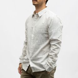 Chemise lin dark beige off white cr-lino-x12-dkb/ow Homme CROSSBY