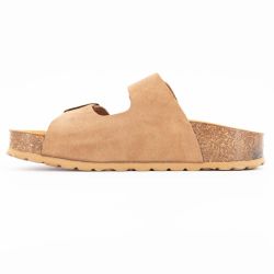 Mules double brides compensée en daim Femme I AM
