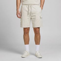Bermuda coton kane moonbeam avec poches Homme JACK & JONES