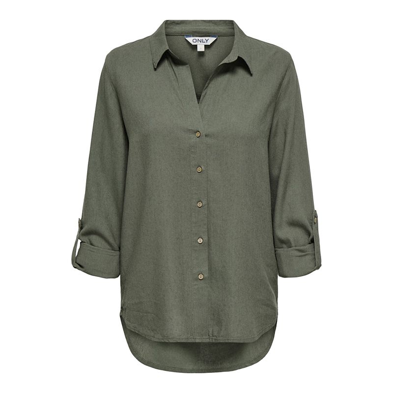 Chemise 3/4 oxford tan onlgoa 15363991 4478 Femme ONLY