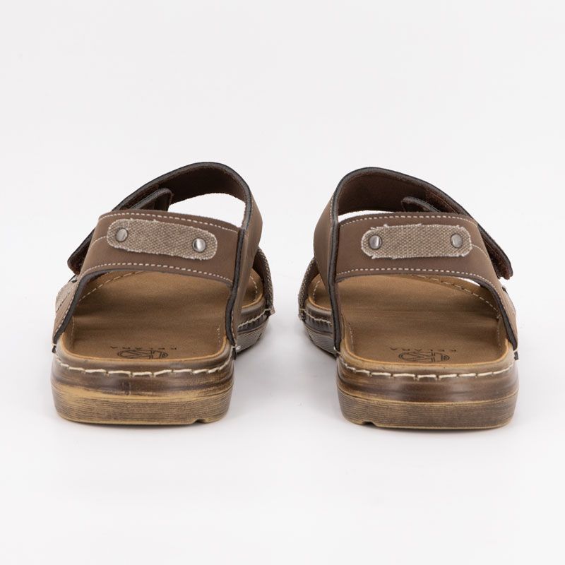Sandale marron k62201 t40/45 Homme KELARA