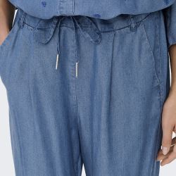 Pantalon medium blue denim onlpoptrash 15342874 4478 Femme ONLY
