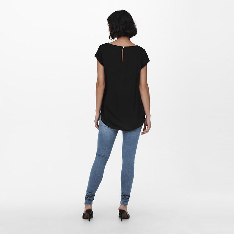 Blouse mc black onlnova 15222174 4499 Femme ONLY