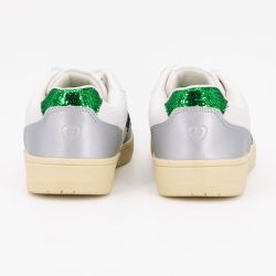 Basket white green dallas 05t9506w Femme DEELUXE 74