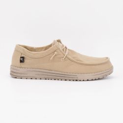 Chaussures bateau beige k52402 Homme NEW ONE