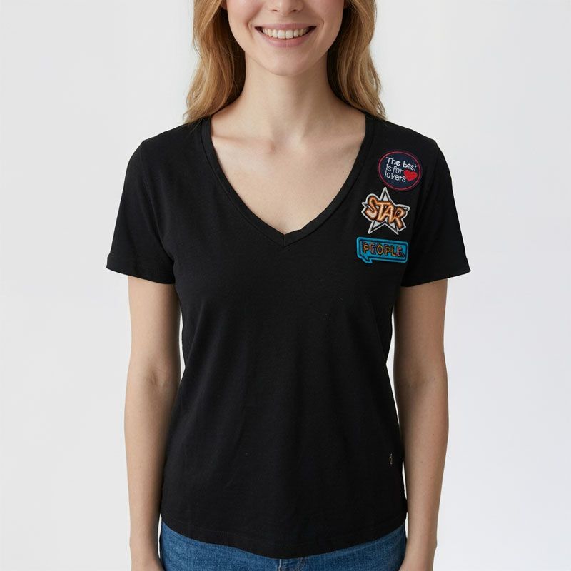 Tee shirt t0mdcn2c17 Femme PLEASE