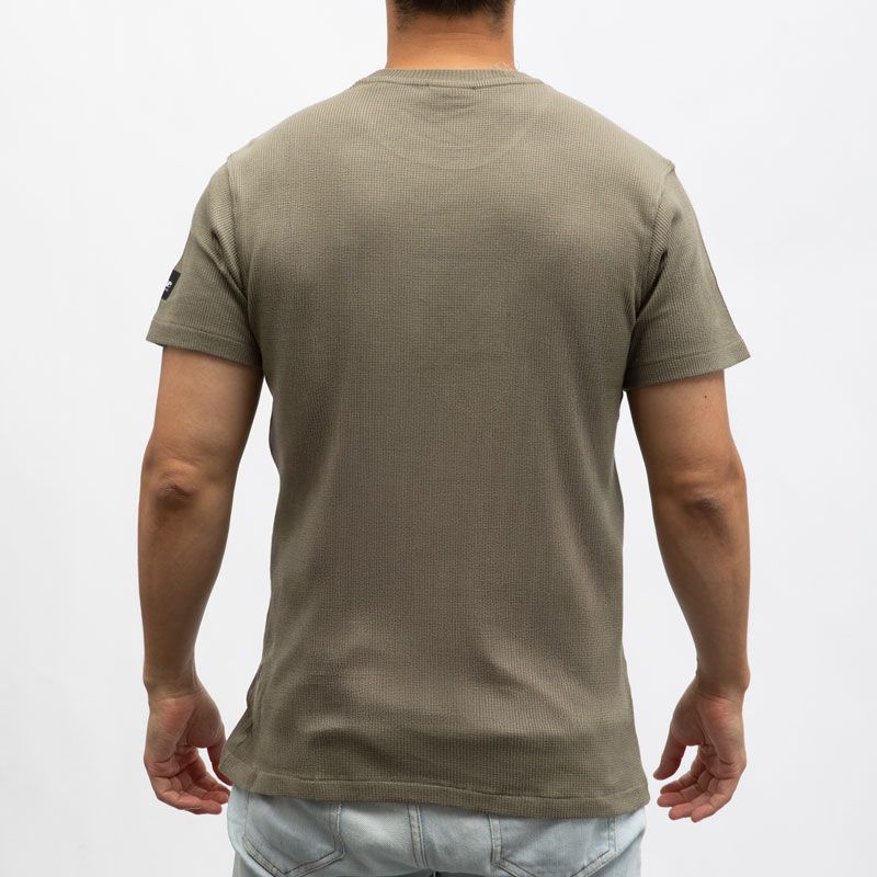 Tee shirt khaki mckay 05t1057m Homme DEELUXE 74