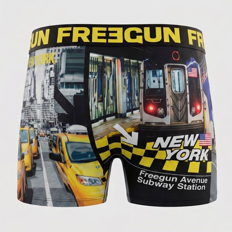 Boxer microfibre big apple fgpa85/1/bm/big Homme FREEGUN
