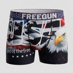 Boxer microfibre flag fgpa85/1/bm/fla Homme FREEGUN