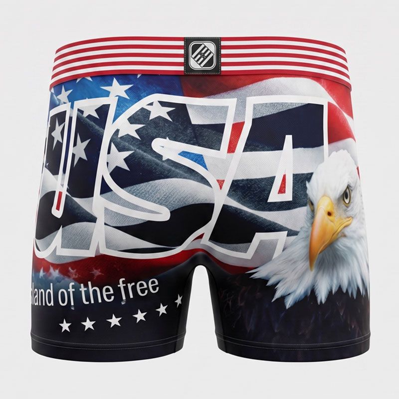 Boxer microfibre flag fgpa85/1/bm/fla Homme FREEGUN