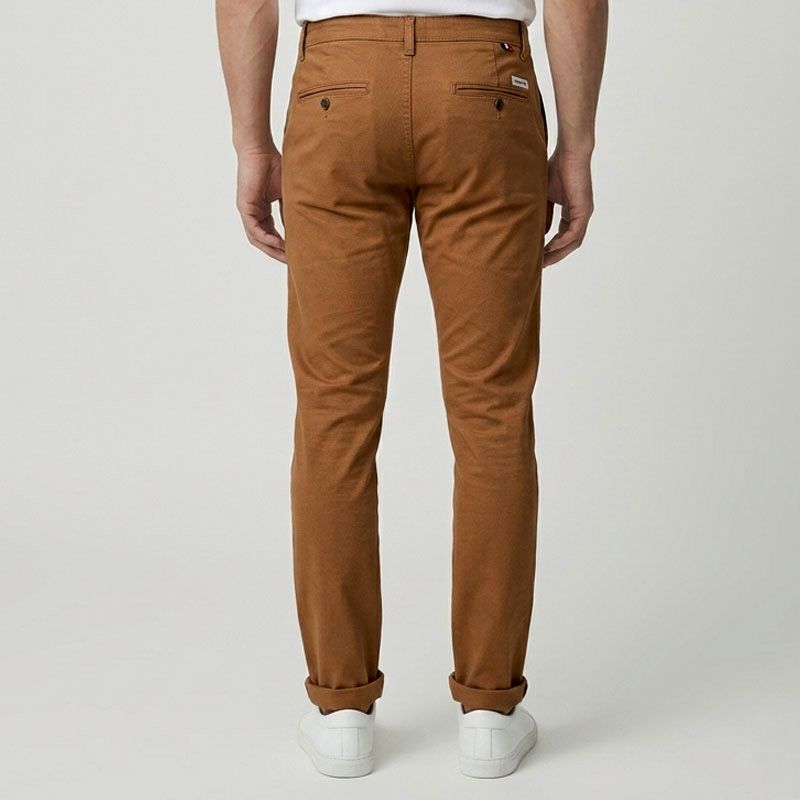 Pantalon chino dobby camel cr-preston-x12-ca Homme CROSSBY