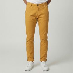 Pantalon chino dobby camel cr-preston-x12-ca Homme CROSSBY