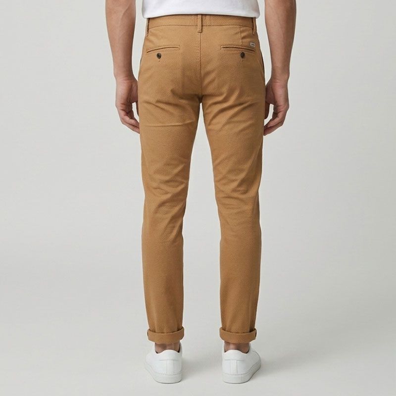 Pantalon chino dobby pastel blue cr-peter-x12-pab Homme CROSSBY