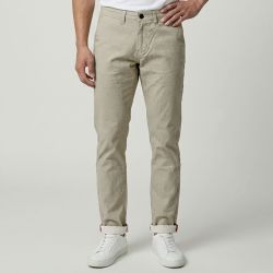 Pantalon chino imprime kaki cr-paolo-x12-ka Homme CROSSBY