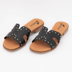 Mule bones remaches marron 3054 t36/41 Femme BIOSTOCK