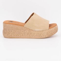 Mule compensee serraje marron 3767 t36/41 Femme BIOSTOCK