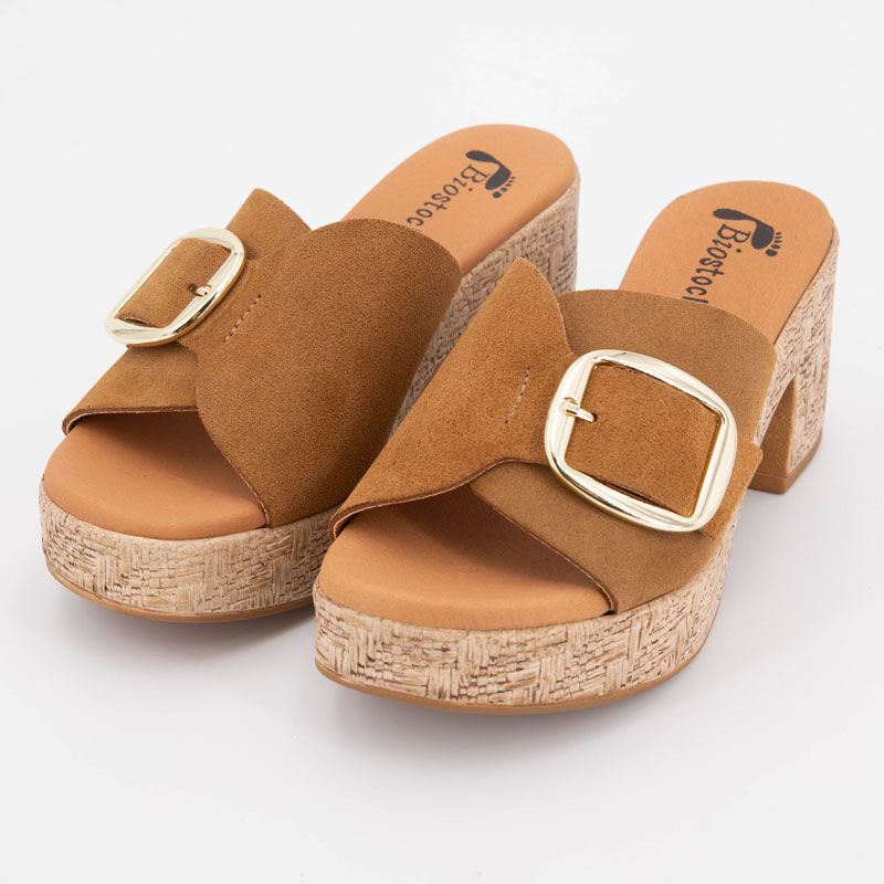 Mule a talons serraje muscade 6711 t36/41 Femme BIOSTOCK