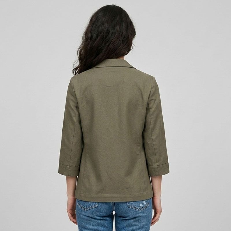 Blazer léger manches 3/4 sans boutons de fermeture Femme ONLY