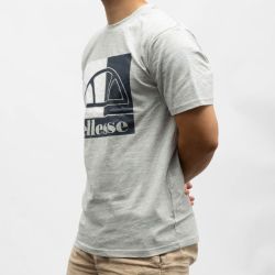 Tee shirt col rond coton avec grand logo Homme ELLESSE