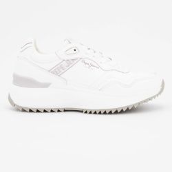 Basket white kimi action w pls600026-800 t36/41 Femme PEPE JEANS