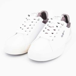 Basket dark shadow grey kenton court pls31588-957 t36/41 Femme PEPE JEANS