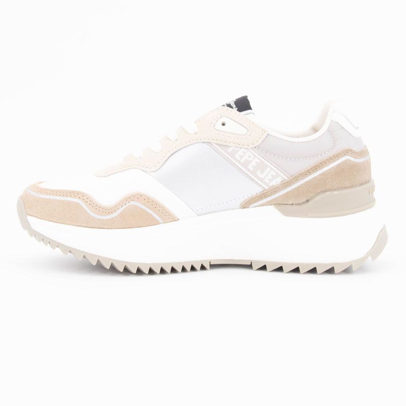 Basket stone beige kimi glam pls60042-836 t36/41 Femme PEPE JEANS