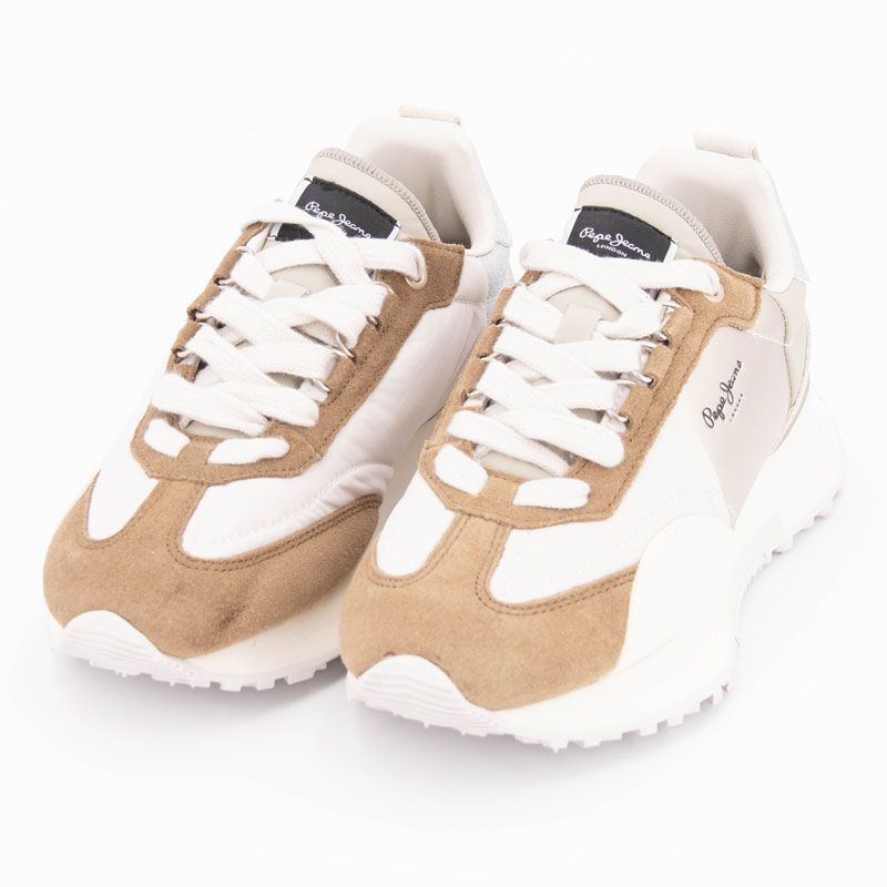 Basket taupe beige archer gala w pls600002-951 t36/41 Femme PEPE JEANS