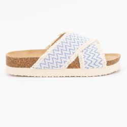 MULE CROISEE PETITE FRANGE NADIRITA 4991 T37/41