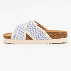 MULE CROISEE PETITE FRANGE NADIRITA 4991 T37/41