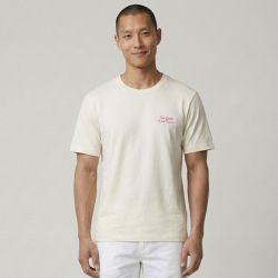 Tee shirt jorfabron antique white 12298753 4529 Homme JACK & JONES