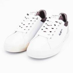 Basket dark shadow grey kenton court pls31588-957 t36/41 Femme PEPE JEANS