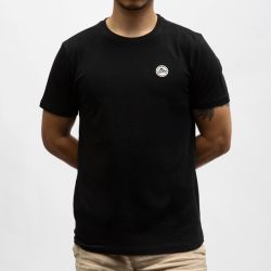 Tee shirt black gaia 12 Homme HELVETICA