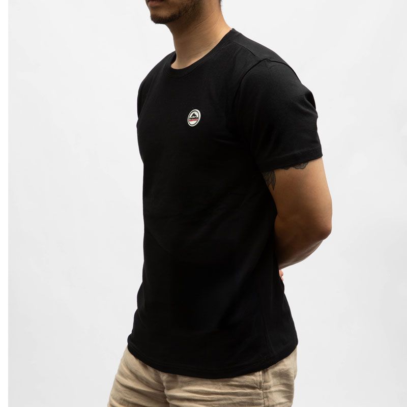Tee shirt black gaia 12 Homme HELVETICA