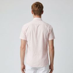 Chemise mc rose unie regular bill302mc Homme BILL TORNADE