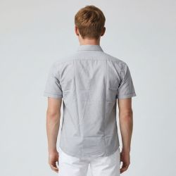 Chemise mc rose unie regular bill302mc Homme BILL TORNADE