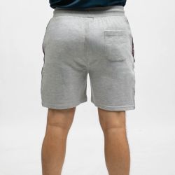 Bermuda coton effet jogging avec bandes noires Homme LOTTO
