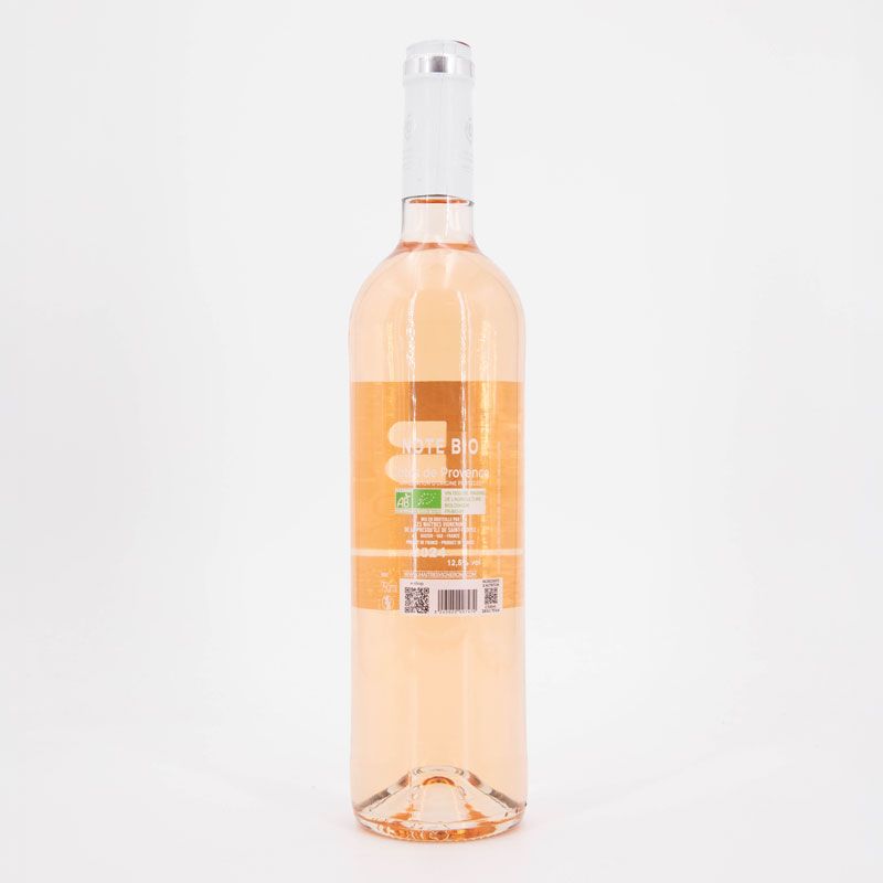 Vin rosé AOP Côtes de provence 0,75 lNote bio AB Mixte NOTE BIO