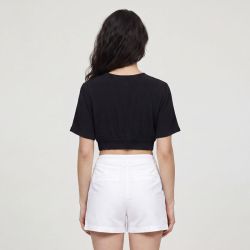Crop top noir harmony 12120039b Femme LES TROPEZIENNES PAR M.BELARBI