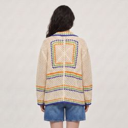 Gilet en crochet ecru anthem 14820161a Femme LES TROPEZIENNES PAR M.BELARBI