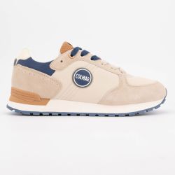 Basket authentic lt beige-blue denim-brown travis a 007 t40/46 Homme COLMAR