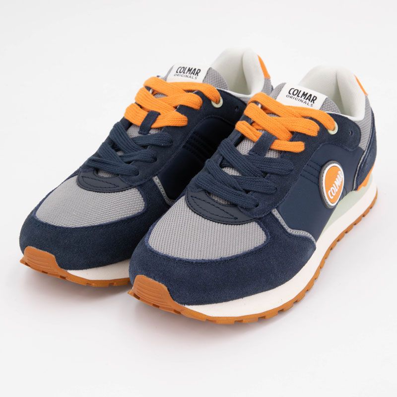 Basket authentic lt beige-blue denim-brown travis a 007 t40/46 Homme COLMAR